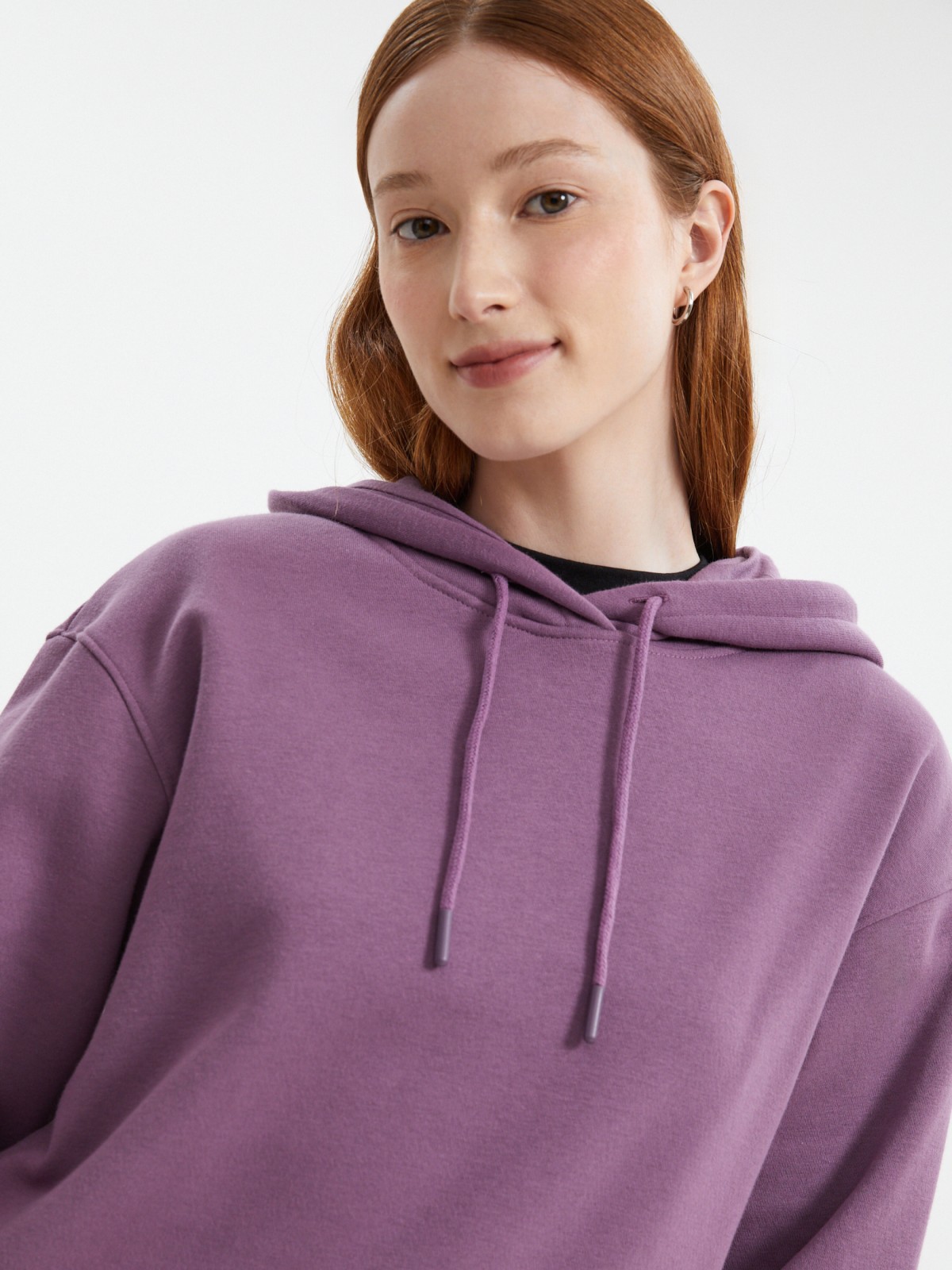 Трикотажный худи с капюшоном