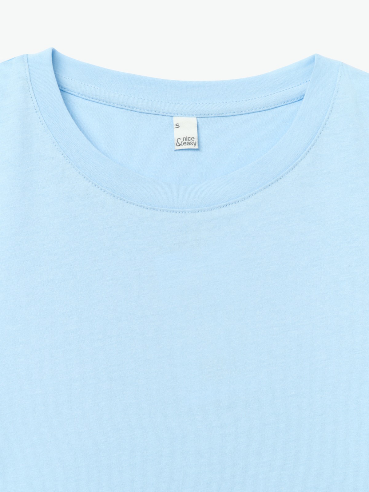 Футболка-топ из хлопка с коротким рукавом