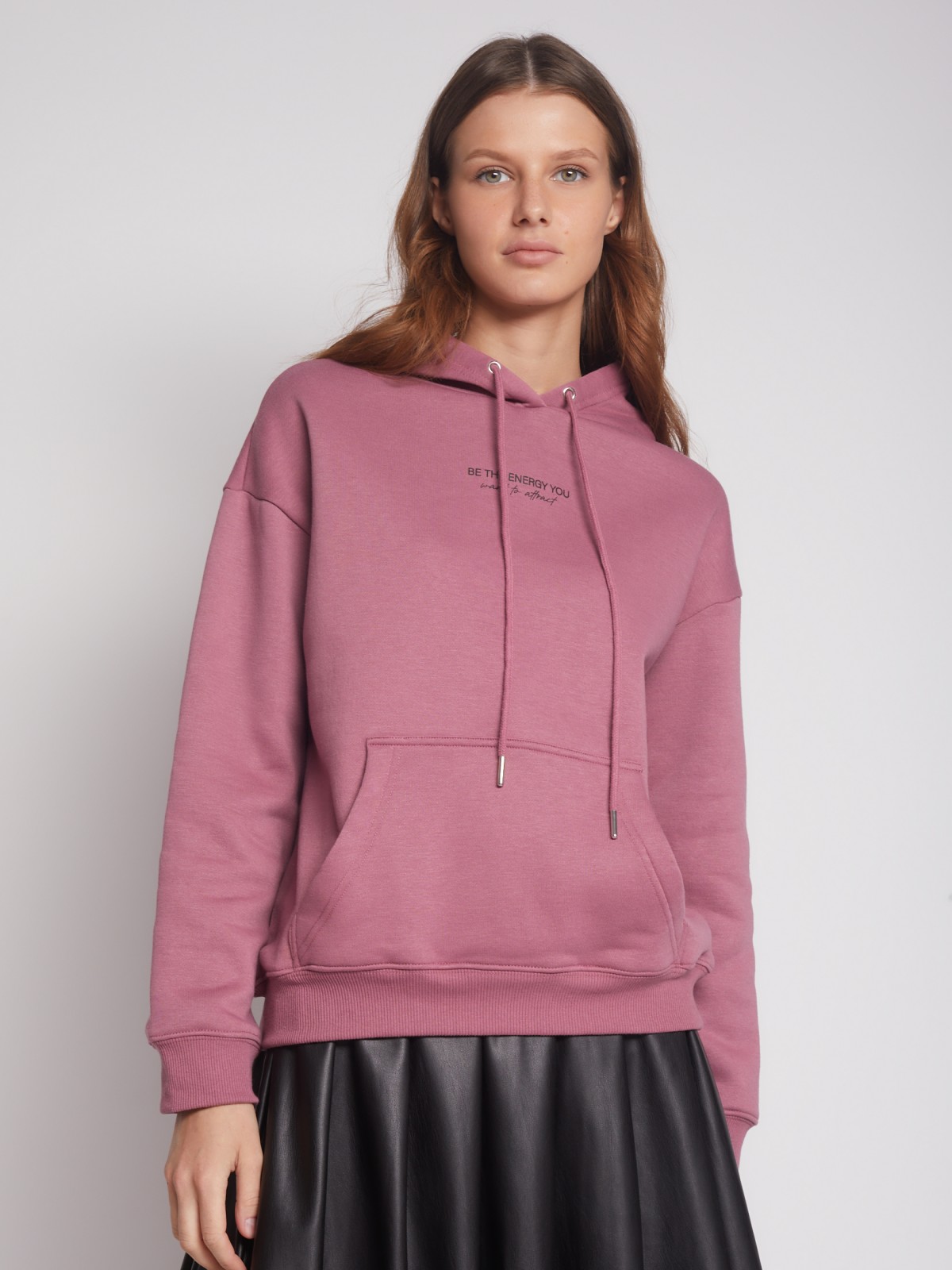 Утеплённый худи с капюшоном