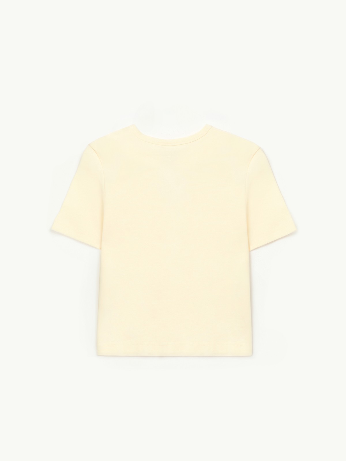 Кроп топ из хлопка с коротким рукавом