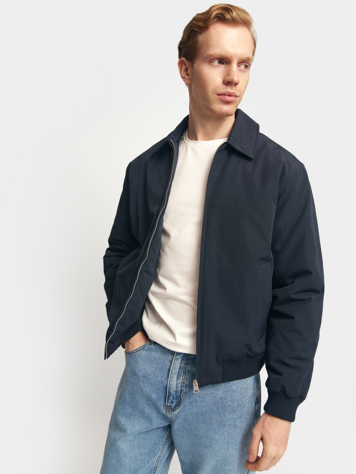 Тёплая куртка-бомбер на синтепоне