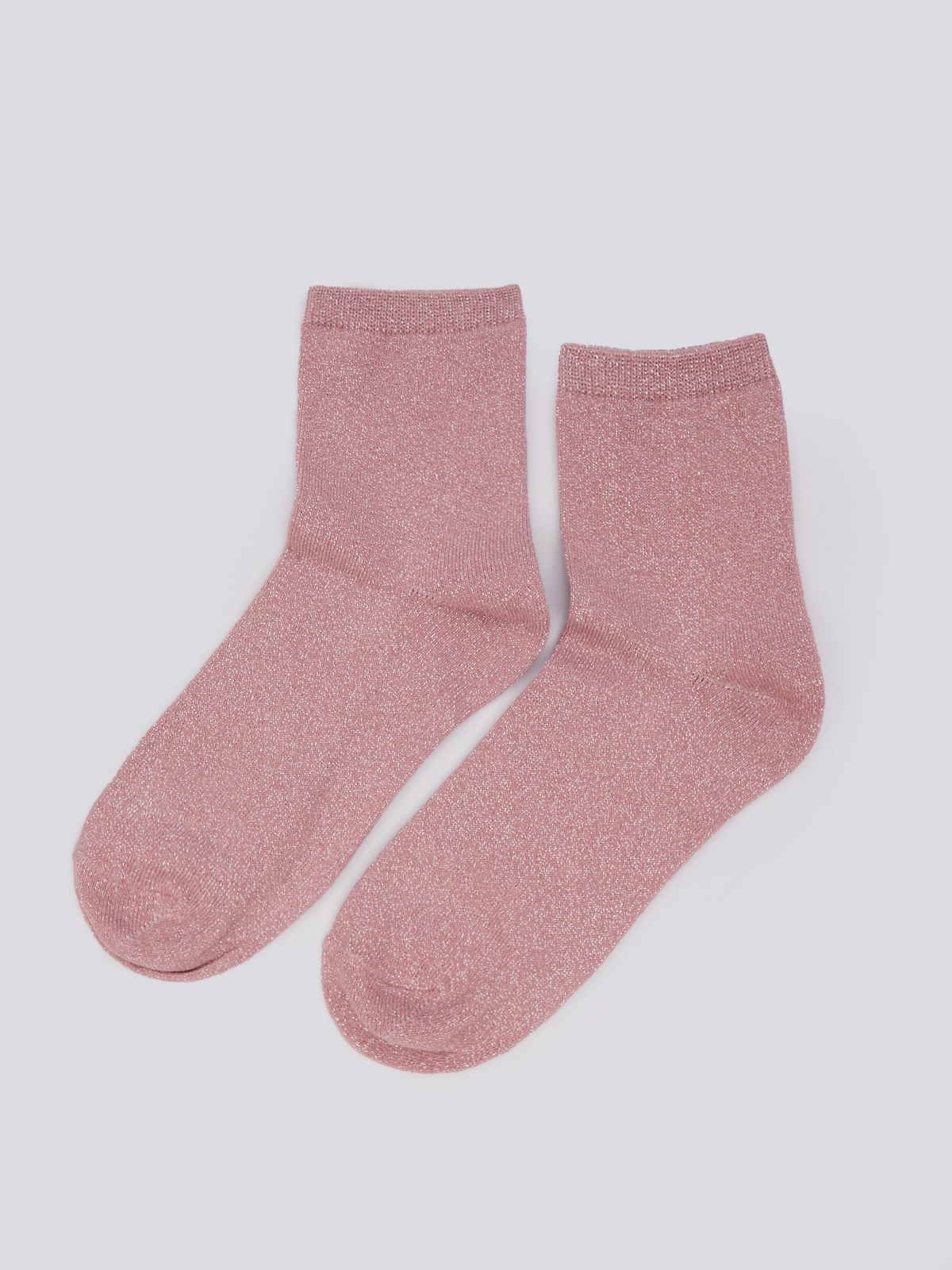Набор носков с люрексом (3 пары в комплекте) zolla 024119962035, цвет розовый, размер 23-25 - фото 3