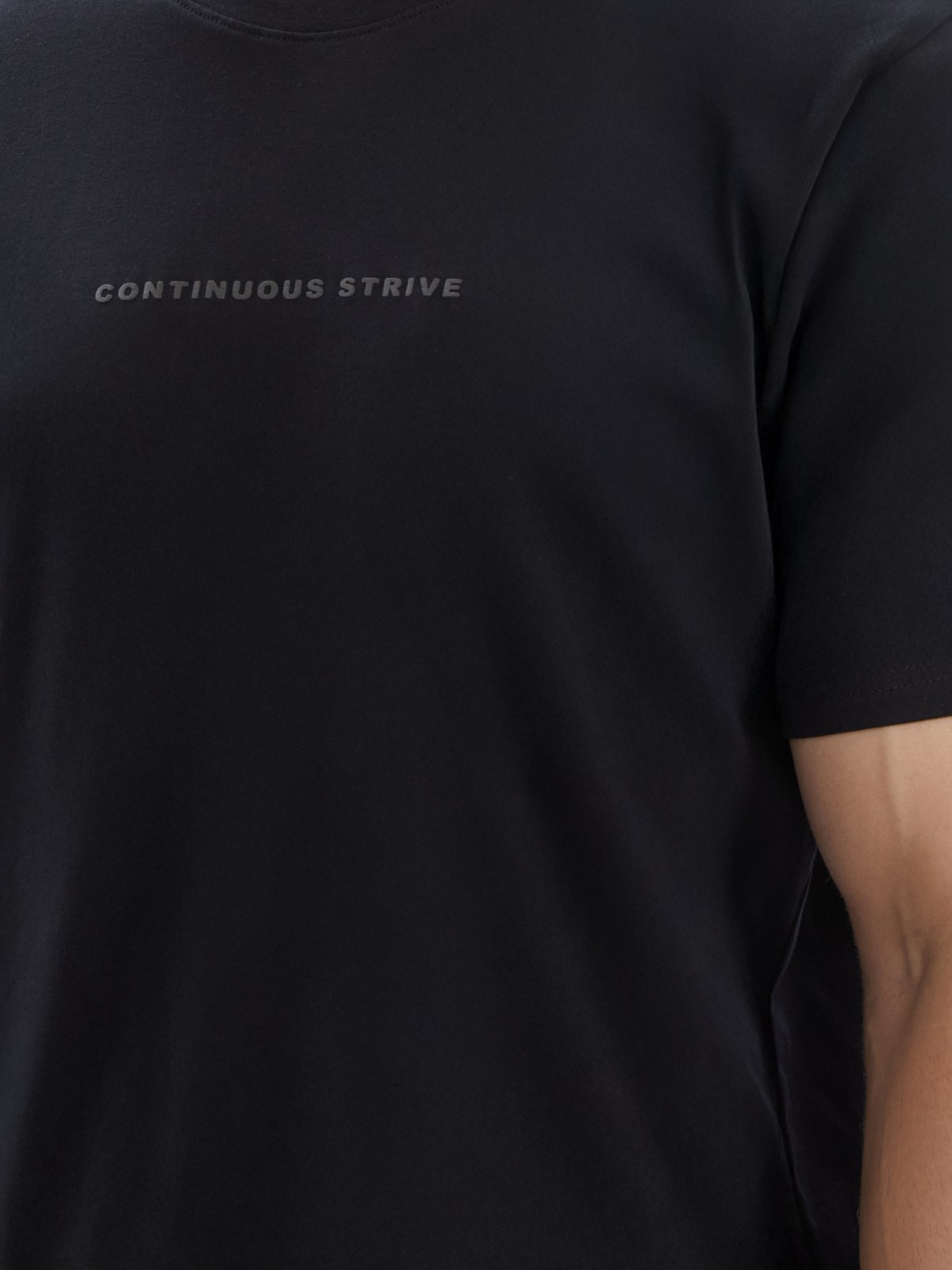 Футболка из хлопка с надписью