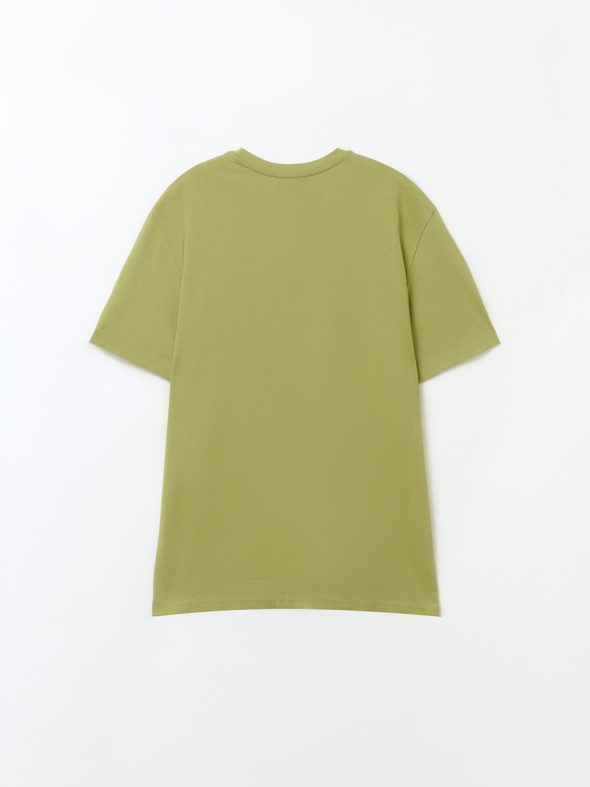 Футболка из хлопка с принтом-надписью