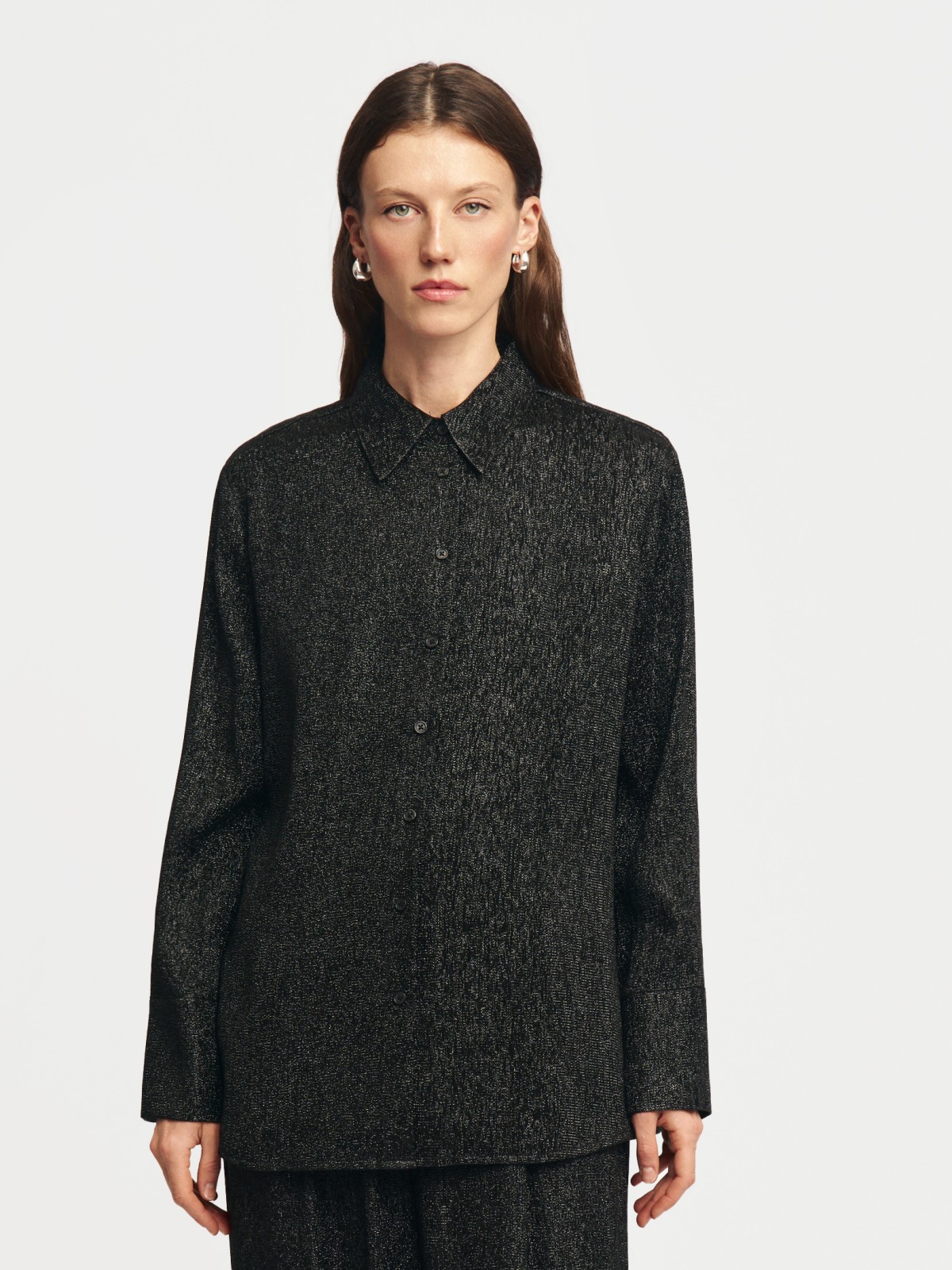 Рубашка с люрексом