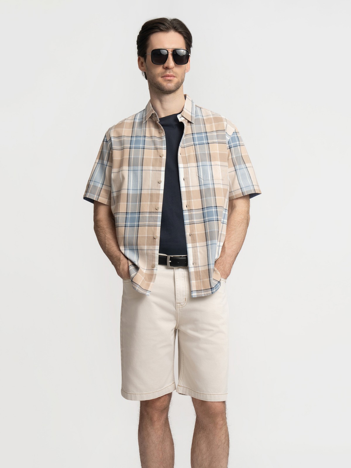 Рубашка с  короткими рукавами