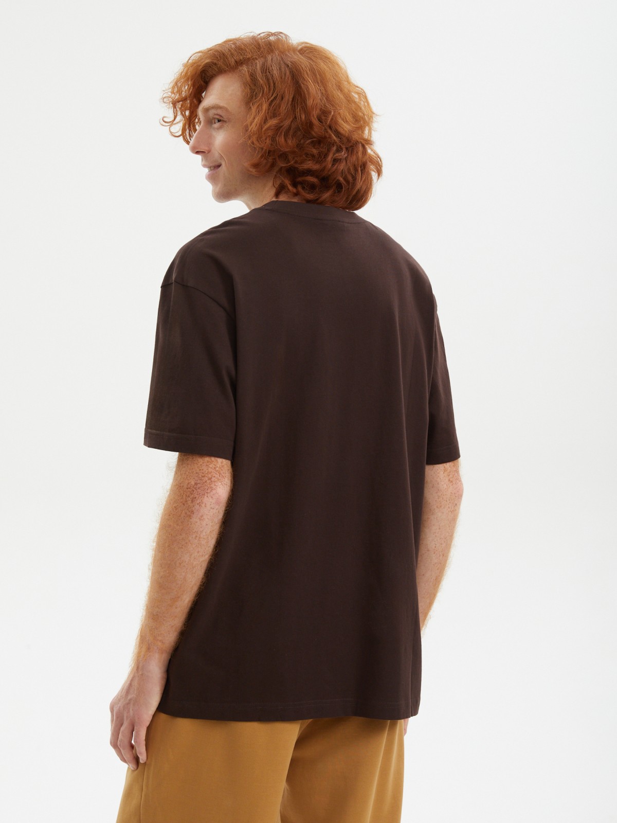 Футболка из хлопка с принтом