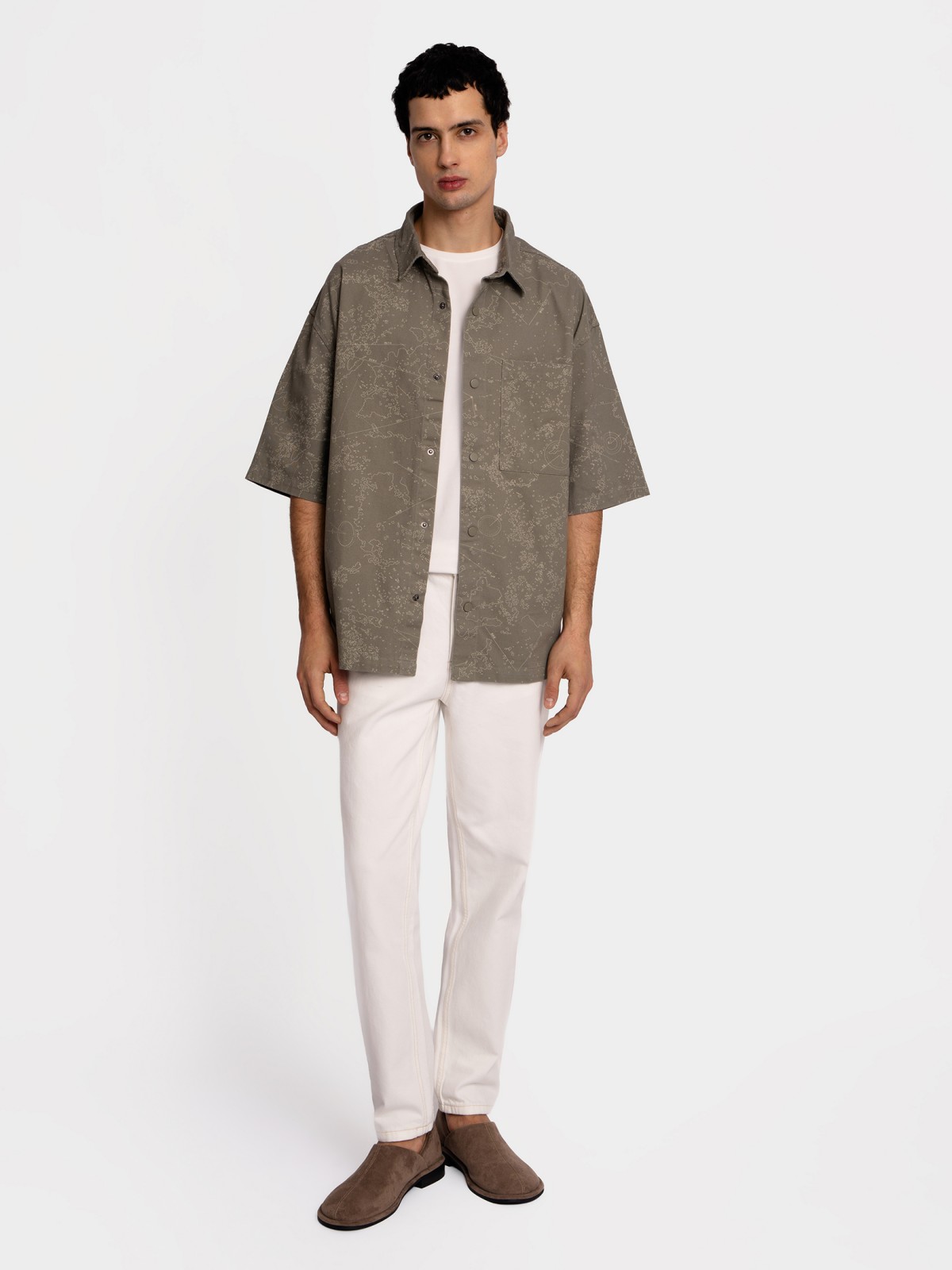 Рубашка с  короткими рукавами