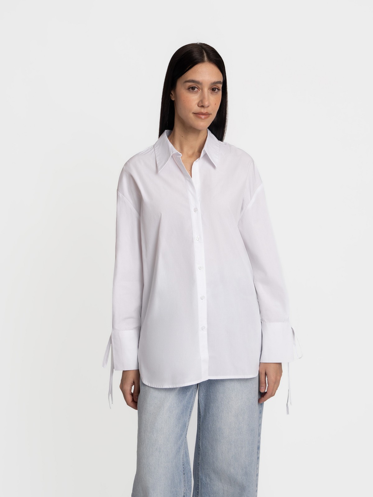 Блузка с  длинными рукавами