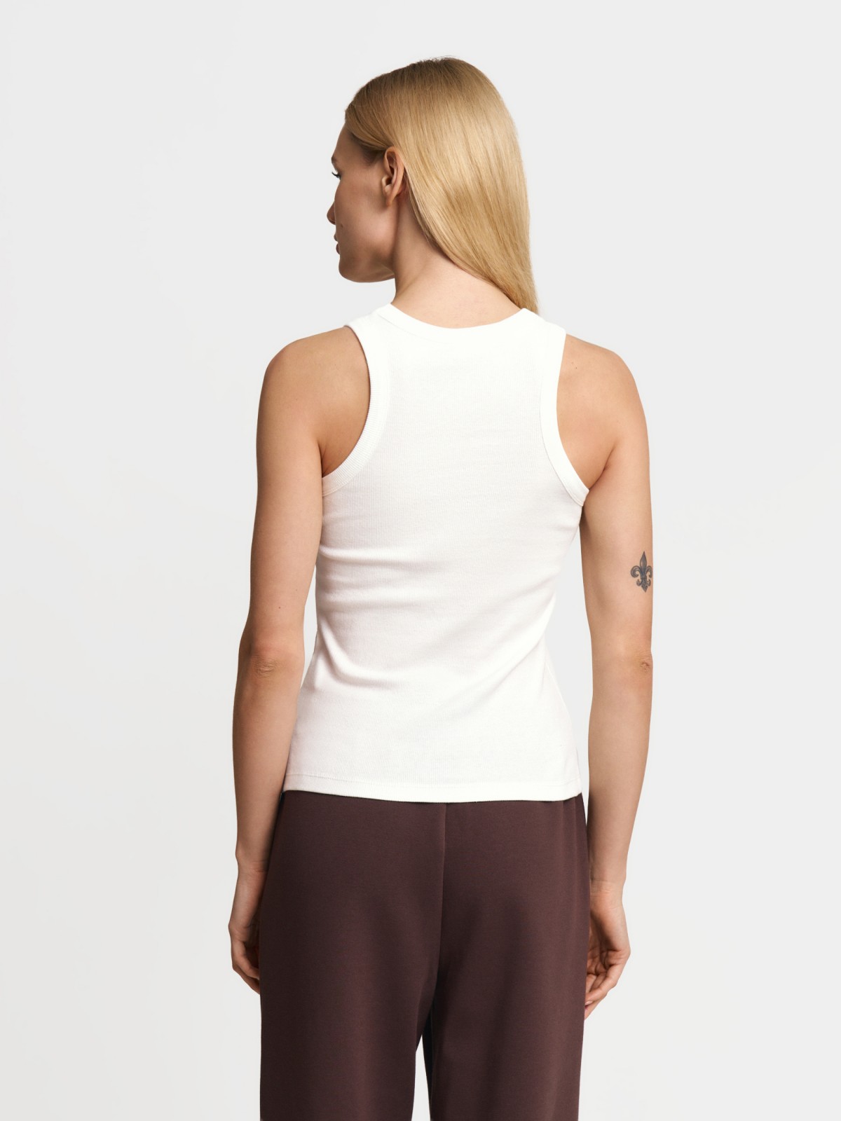 Майка из хлопка без рукавов