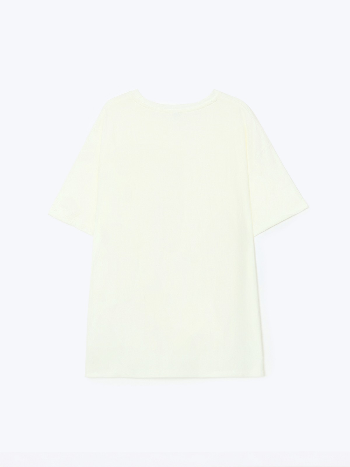 Футболка из хлопка с принтом