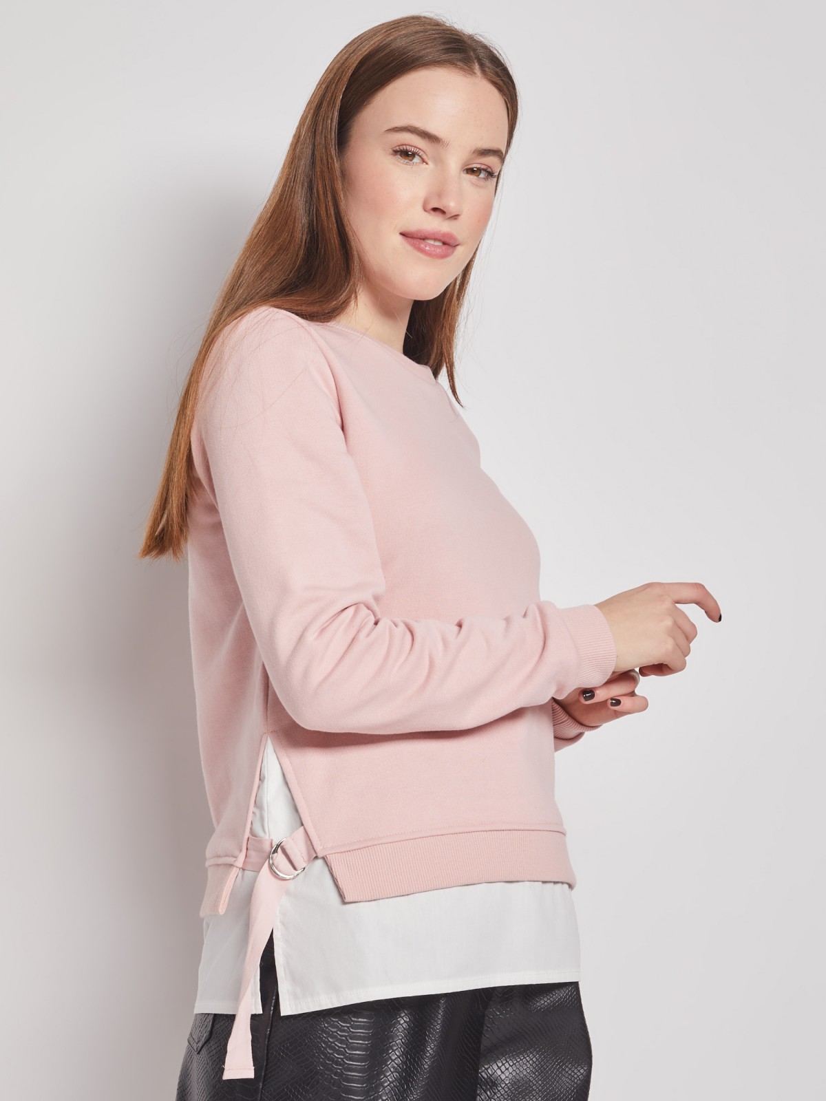 Комбинированный свитшот