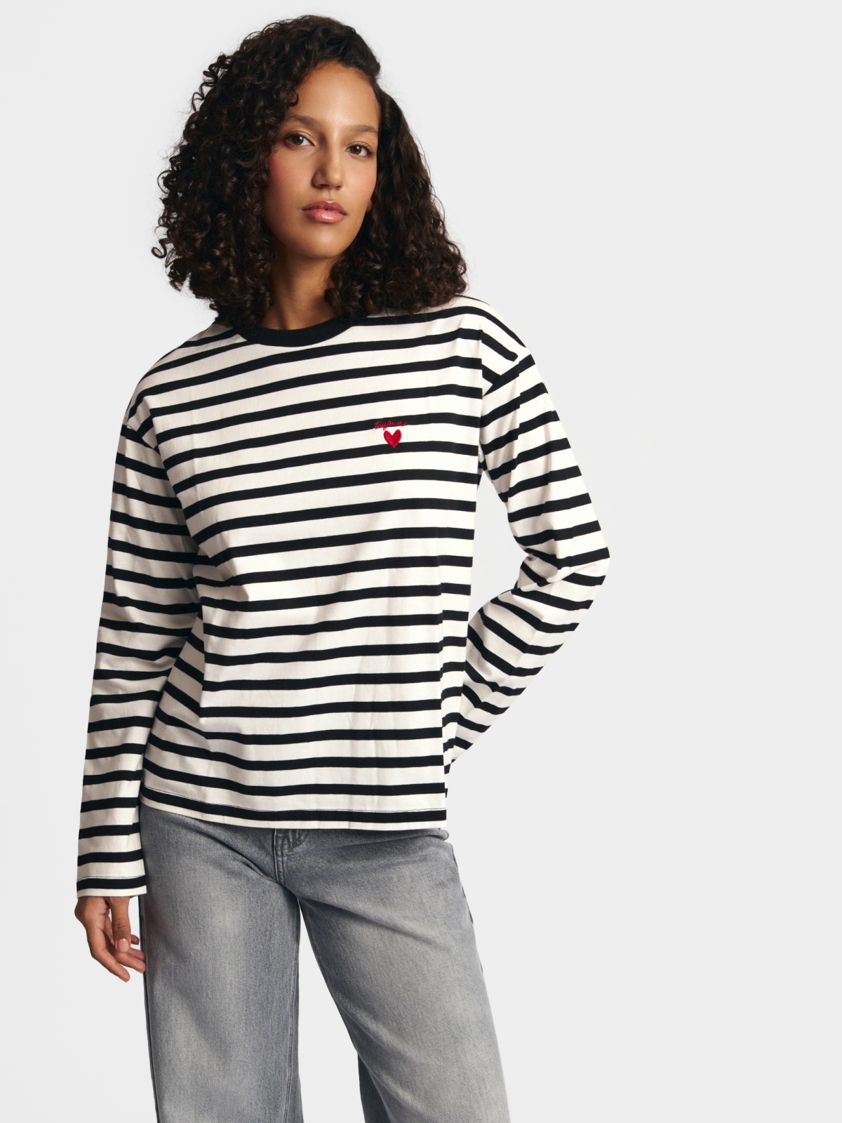 Лонгслив-тельняшка в полоску из хлопка