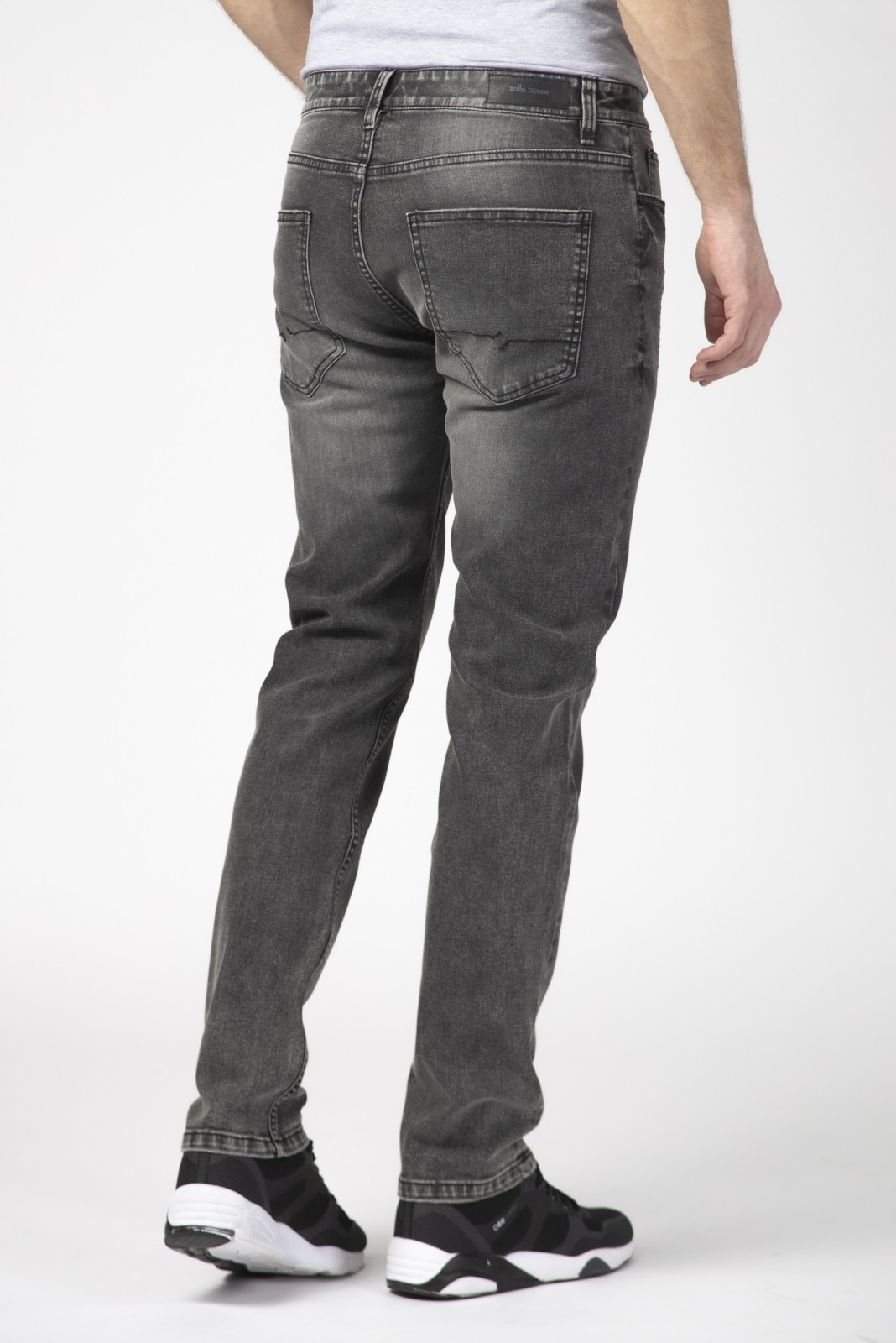 Брюки джинсовые zolla 210217185041, цвет светло-серый, размер 30 - фото 2