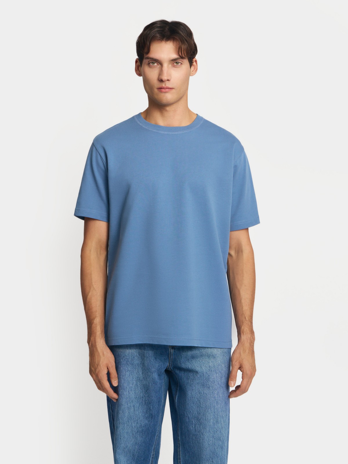 Футболка из хлопка с коротким рукавом