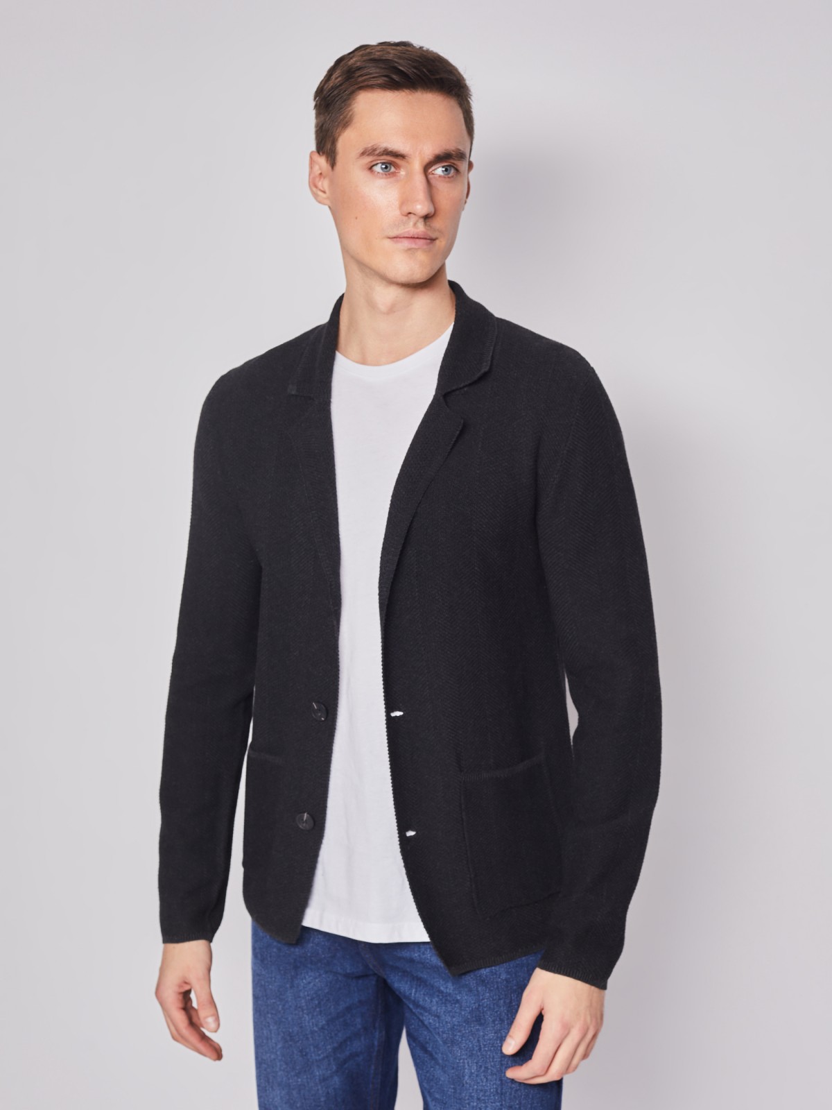 Кардиган на пуговицах