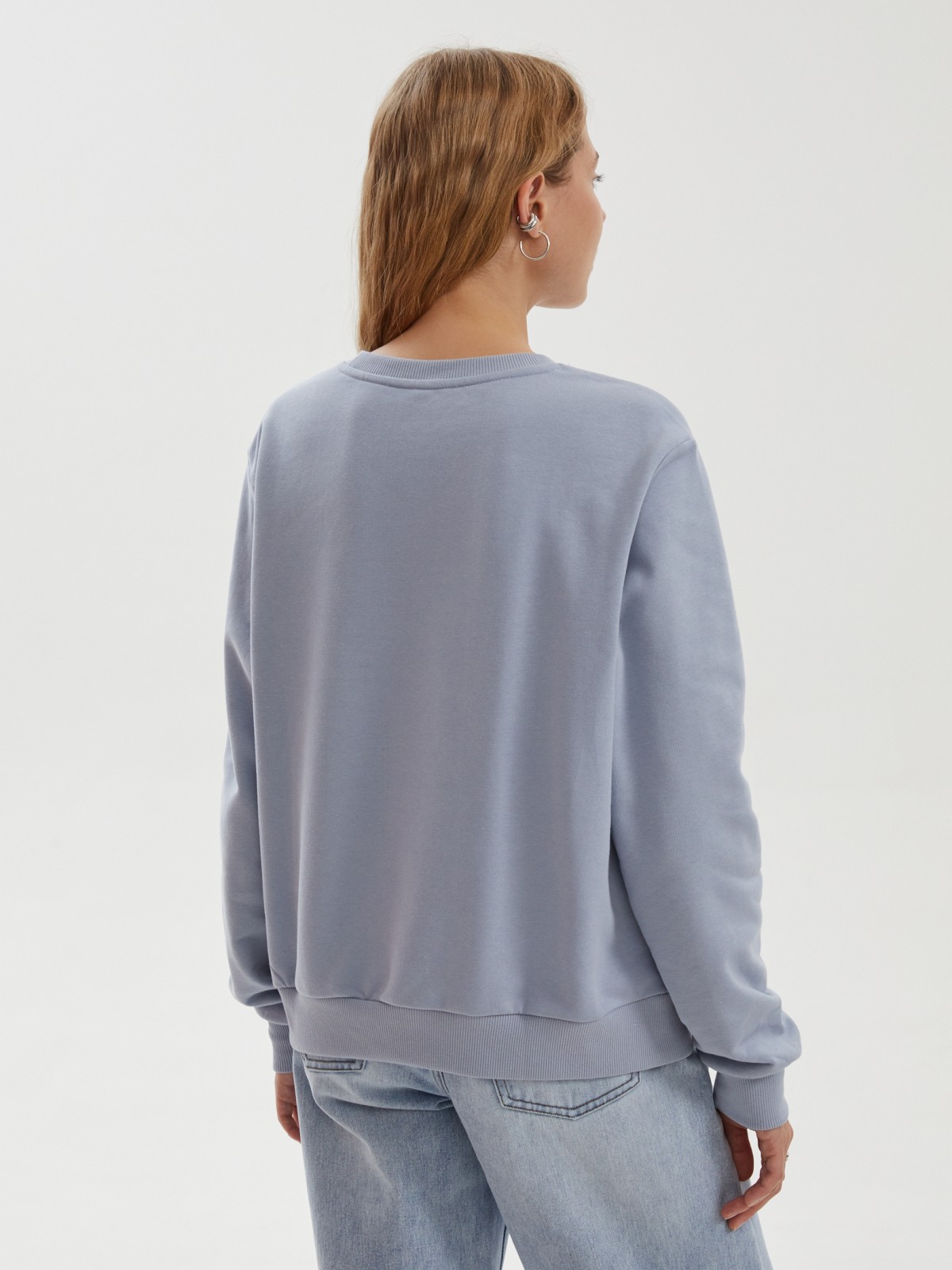 Базовый утеплённый свитшот с начёсом