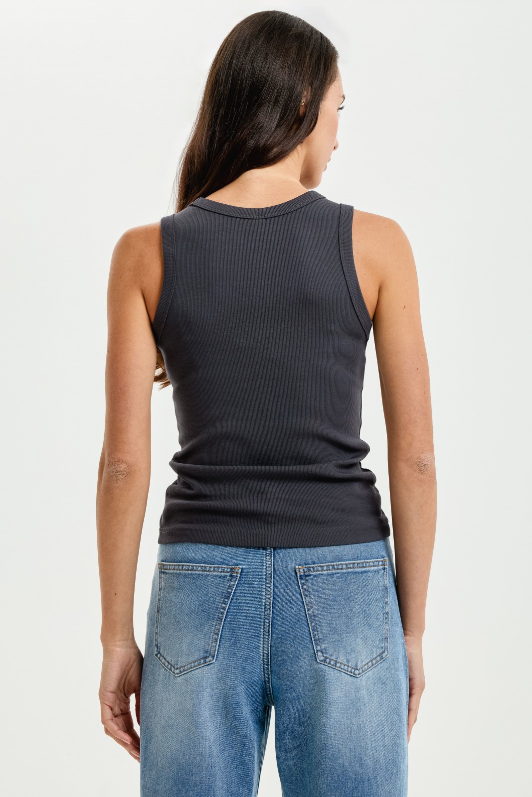 Майка из хлопка без рукавов