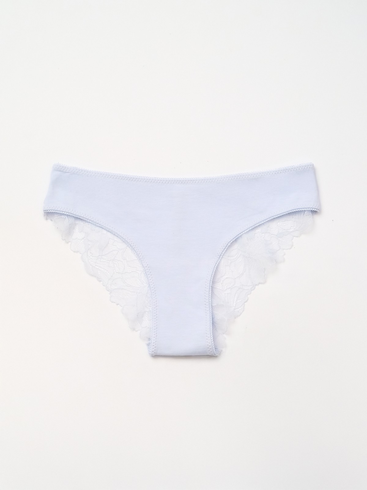 Трусы слип с кружевом