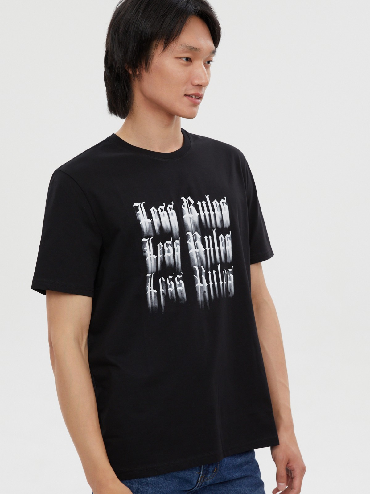 Футболка из хлопка с надписью