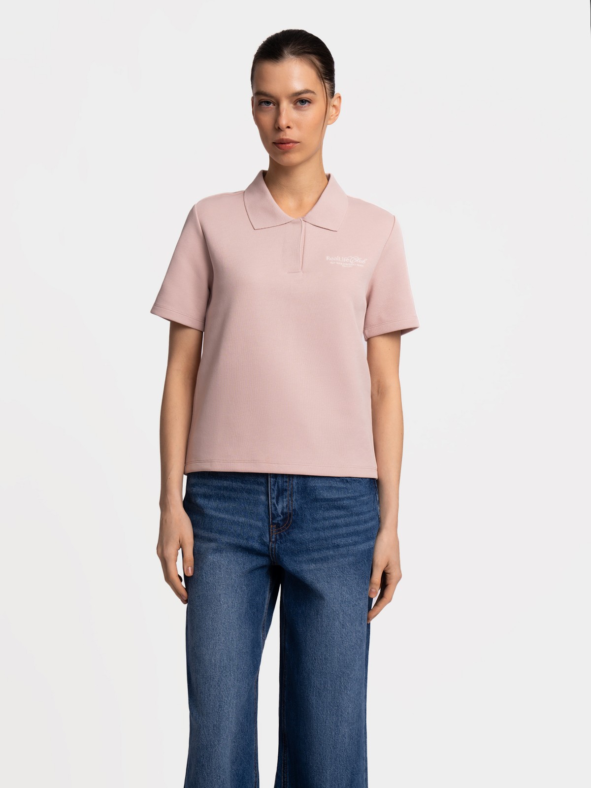 Футболка с воротником поло