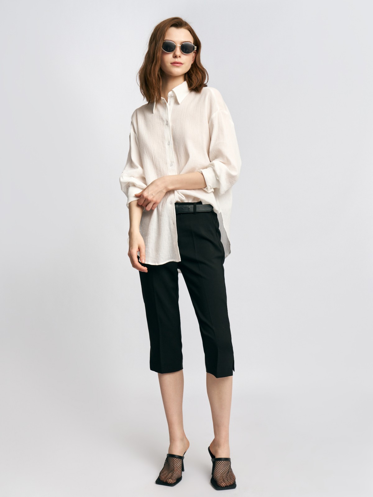 Классические бриджи со стрелками