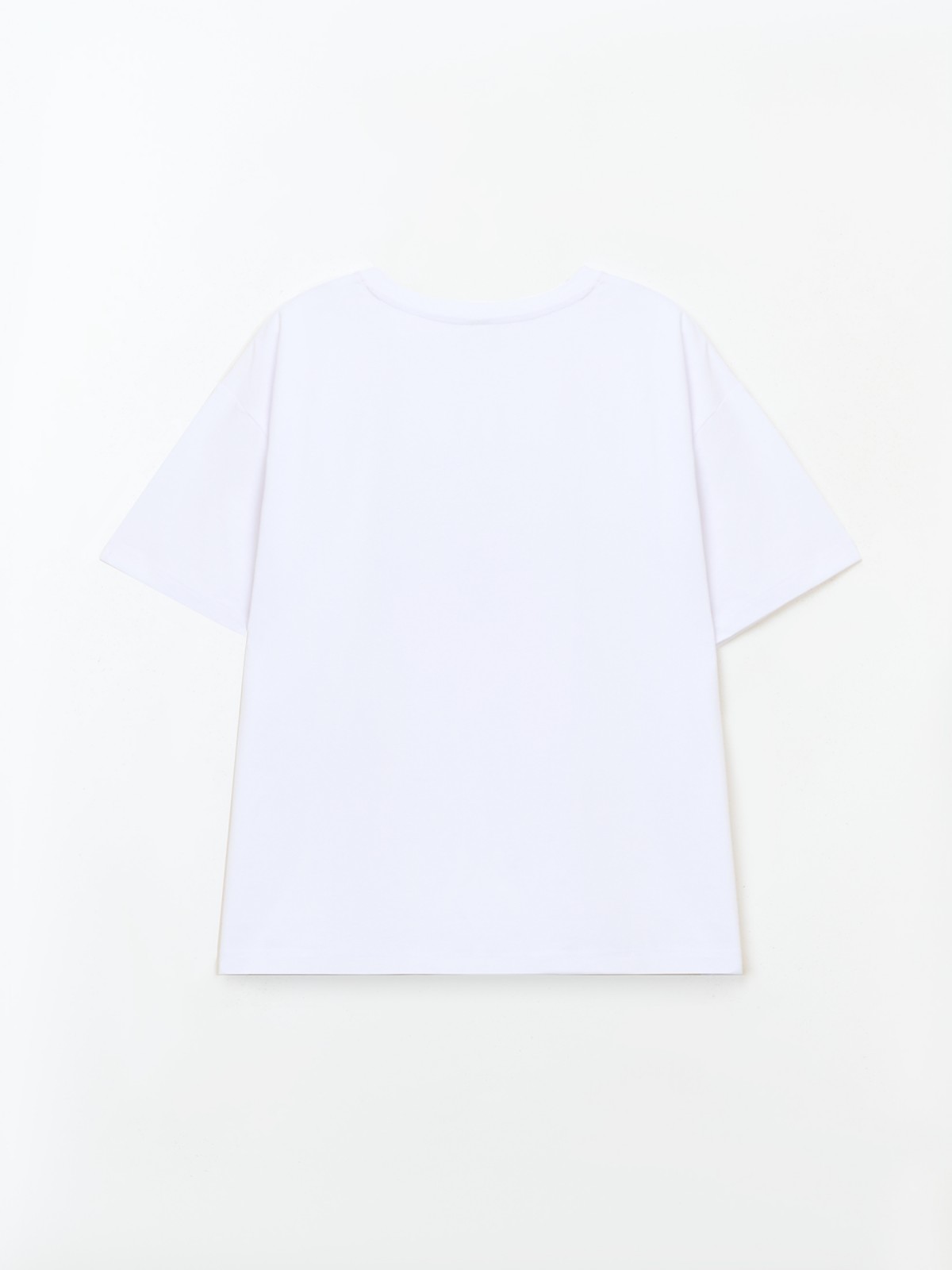 Футболка оверсайз из хлопка с принтом