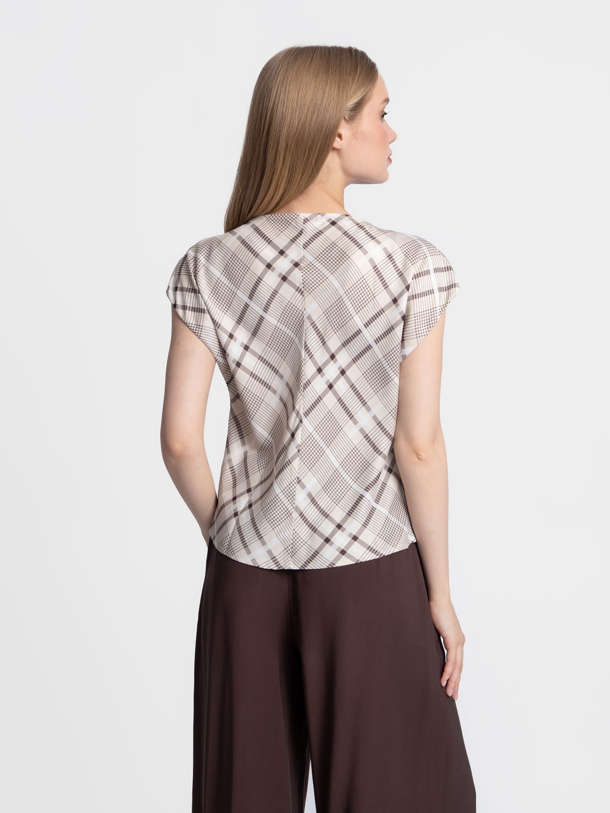 Блузка с короткими рукавами