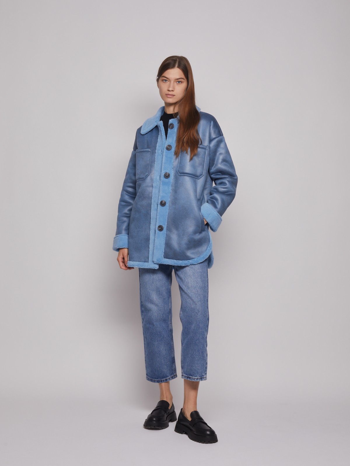 Тёплая куртка-дублёнка