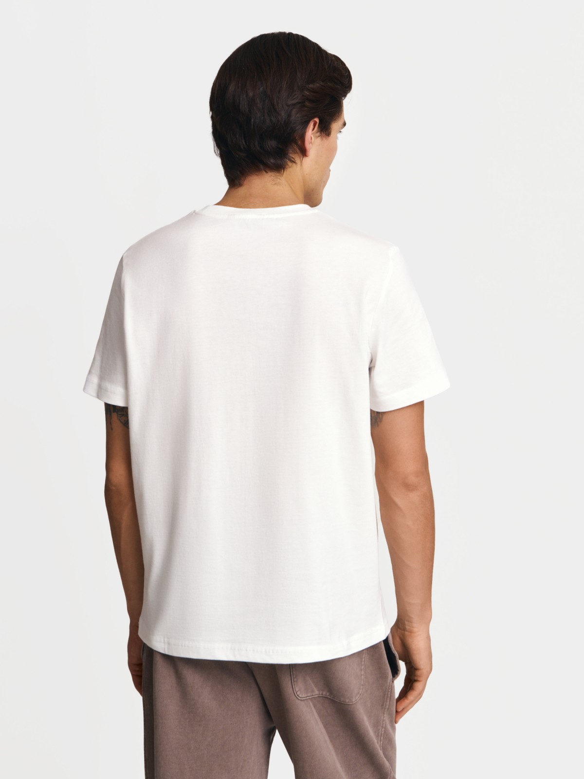 Футболка из хлопка с принтом