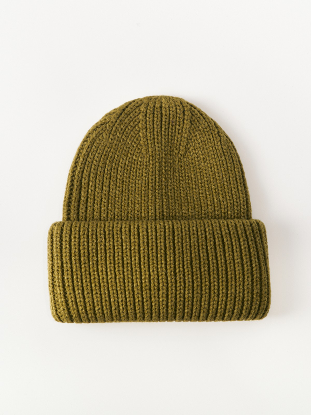 Вязаная шапка-бини