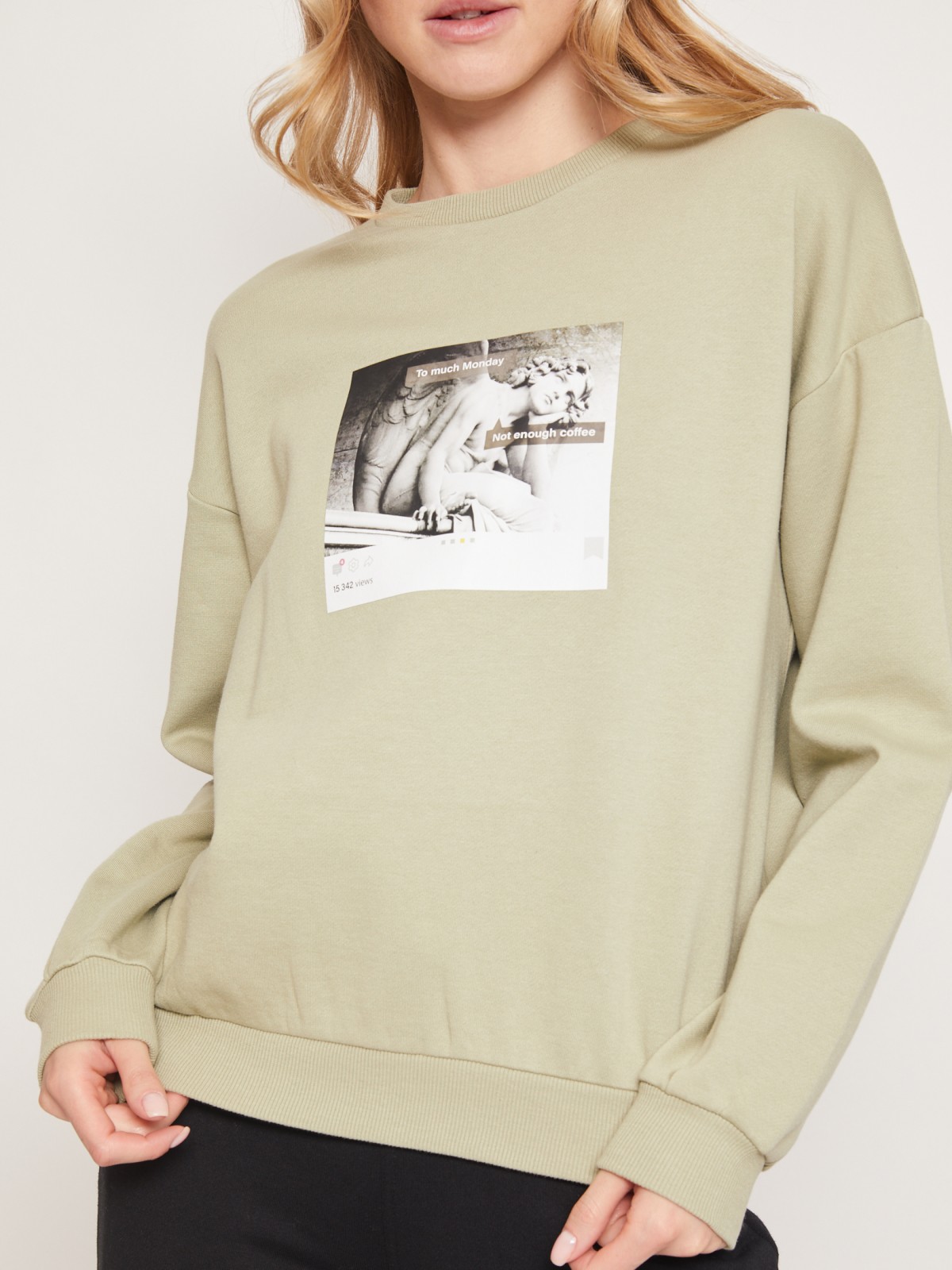 Свитшот с принтом