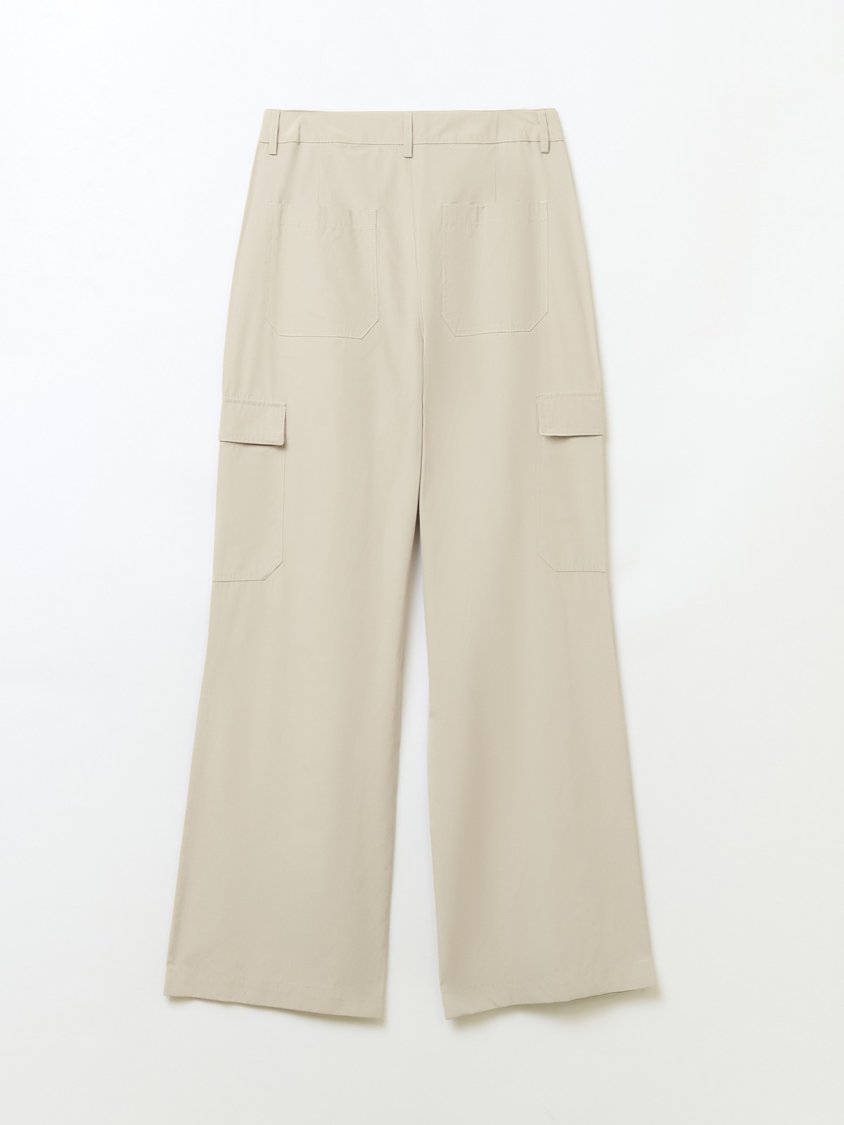 Брюки карго прямого силуэта