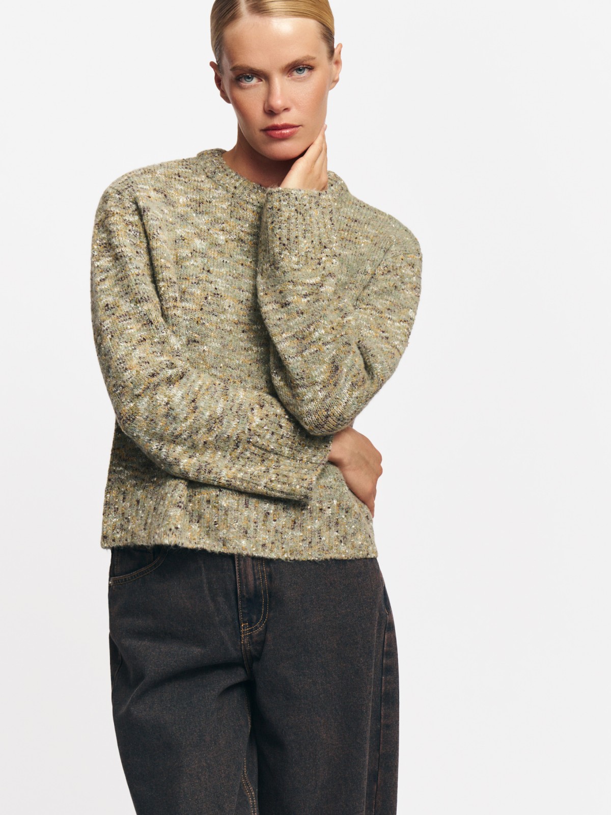 Вязаный джемпер с шерстью