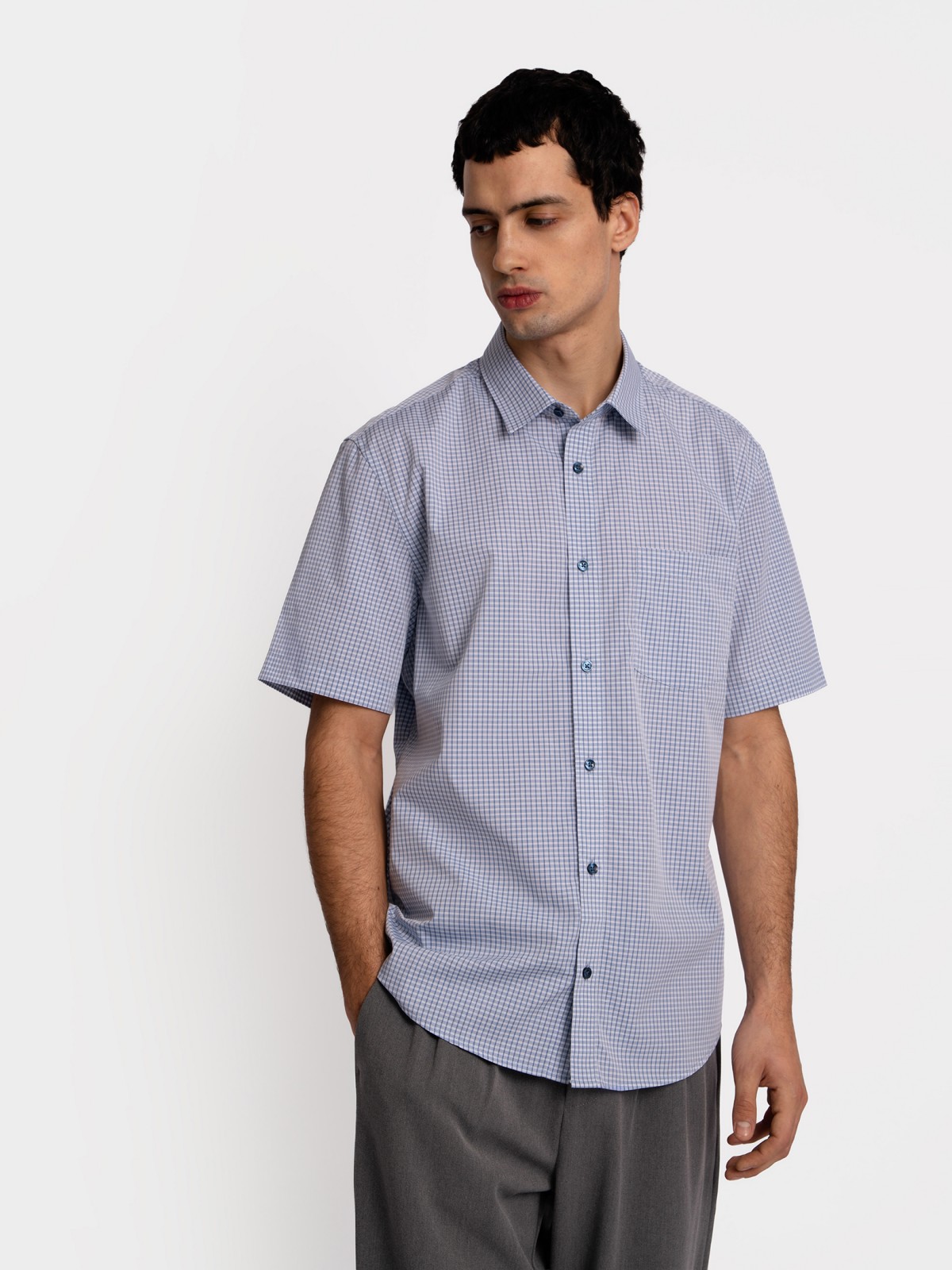 Рубашка с  короткими рукавами