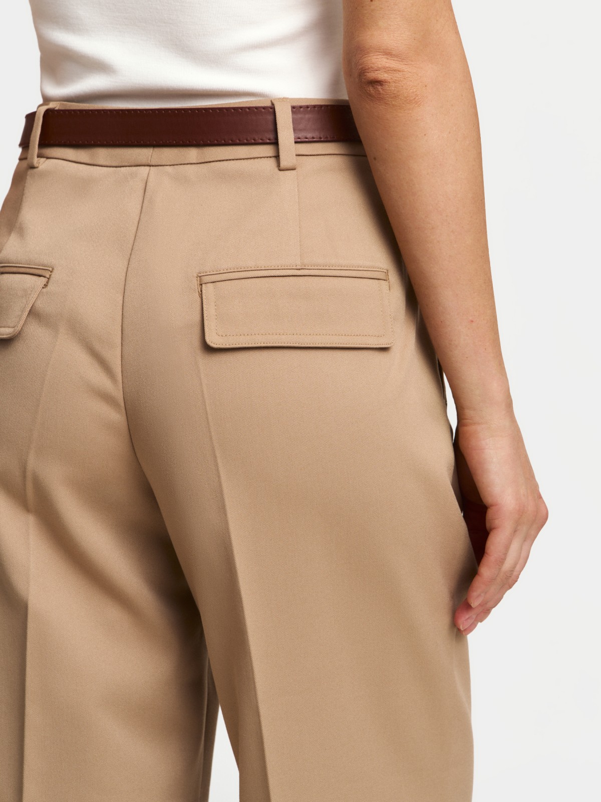 Брюки прямого силуэта со стрелками