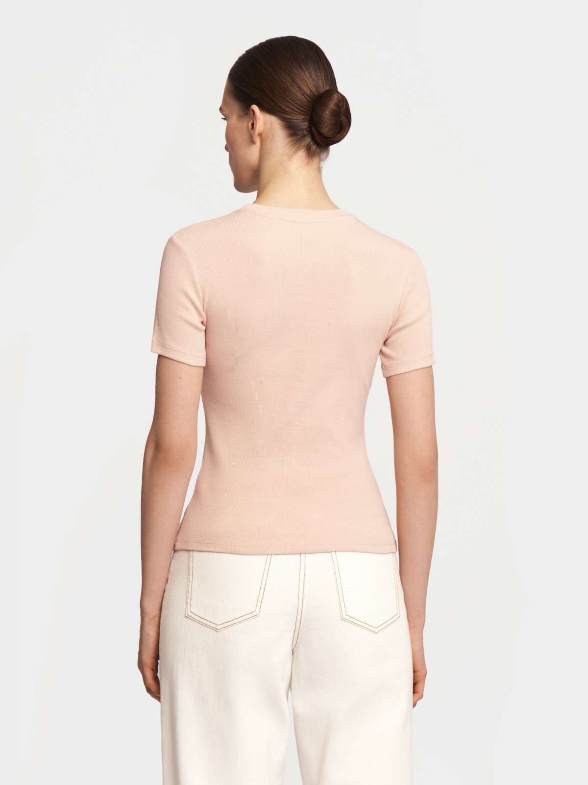 Футболка из хлопка однотонная