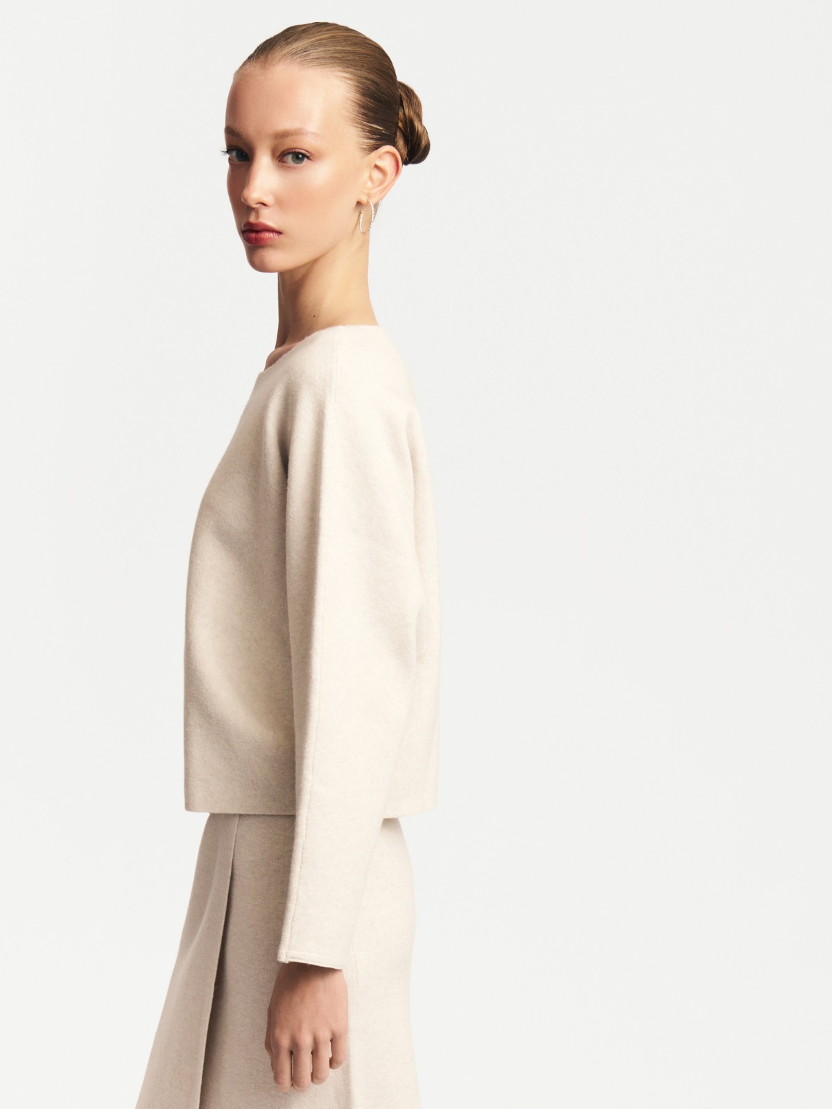 Вязаный джемпер с шерстью