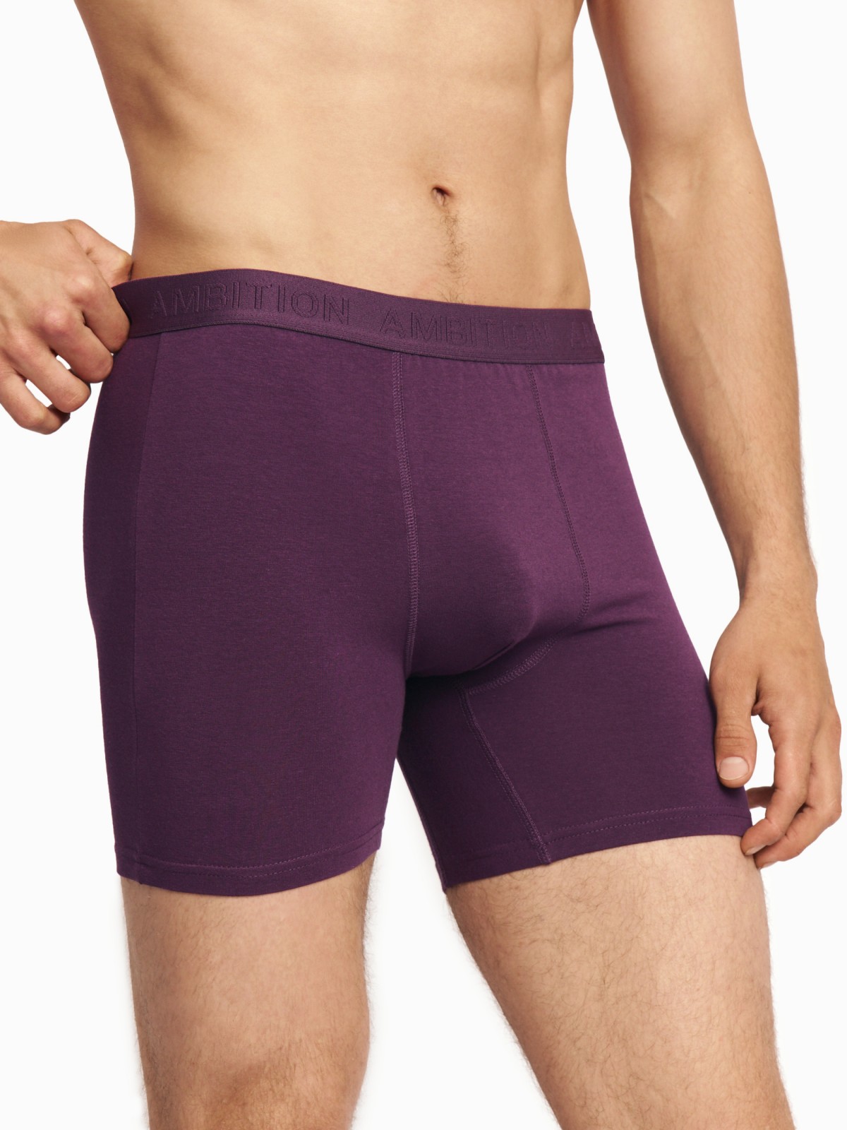 Набор удлинённых трусов из хлопка (3 шт. в комплекте)