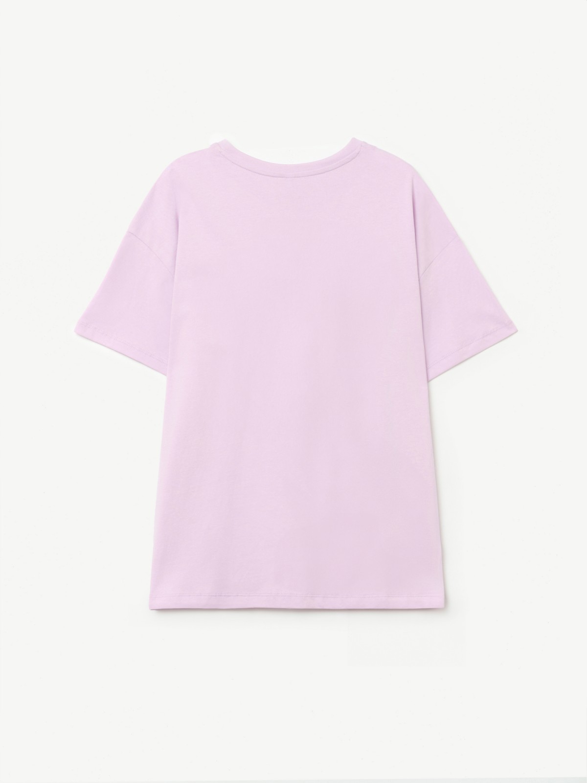 Футболка оверсайз из хлопка с надписью