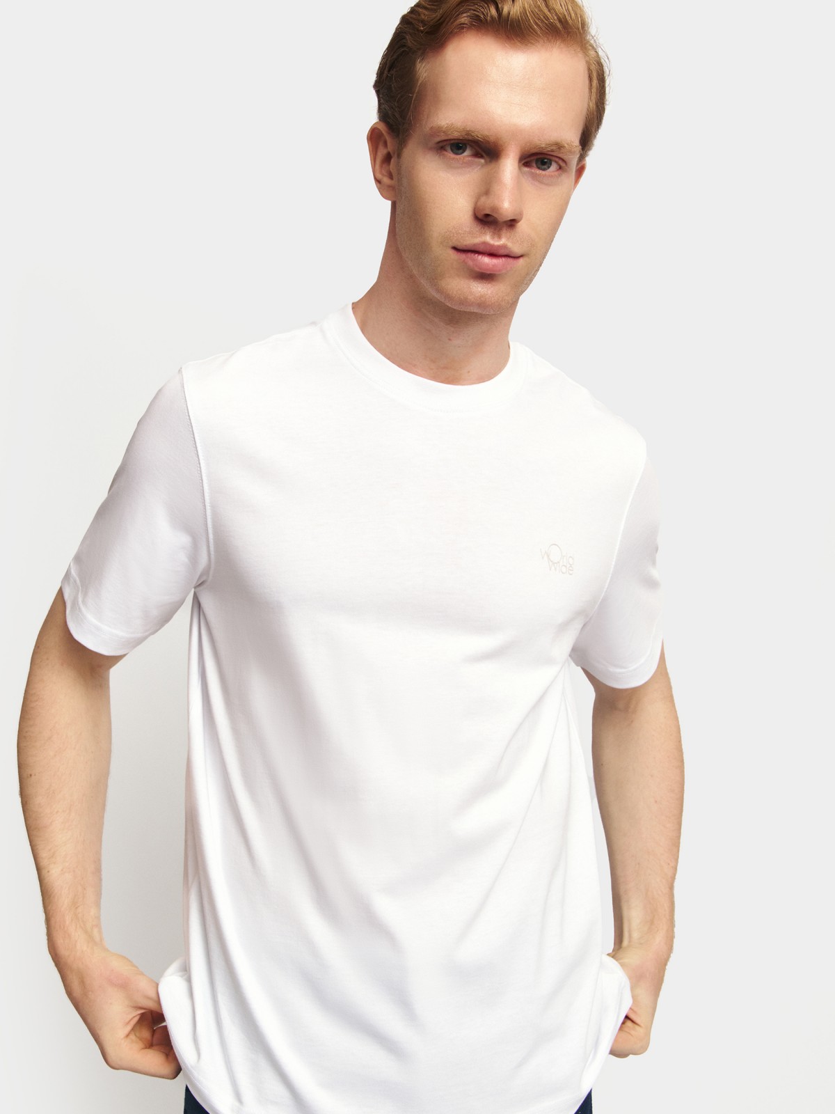 Футболка из хлопка с коротким рукавом