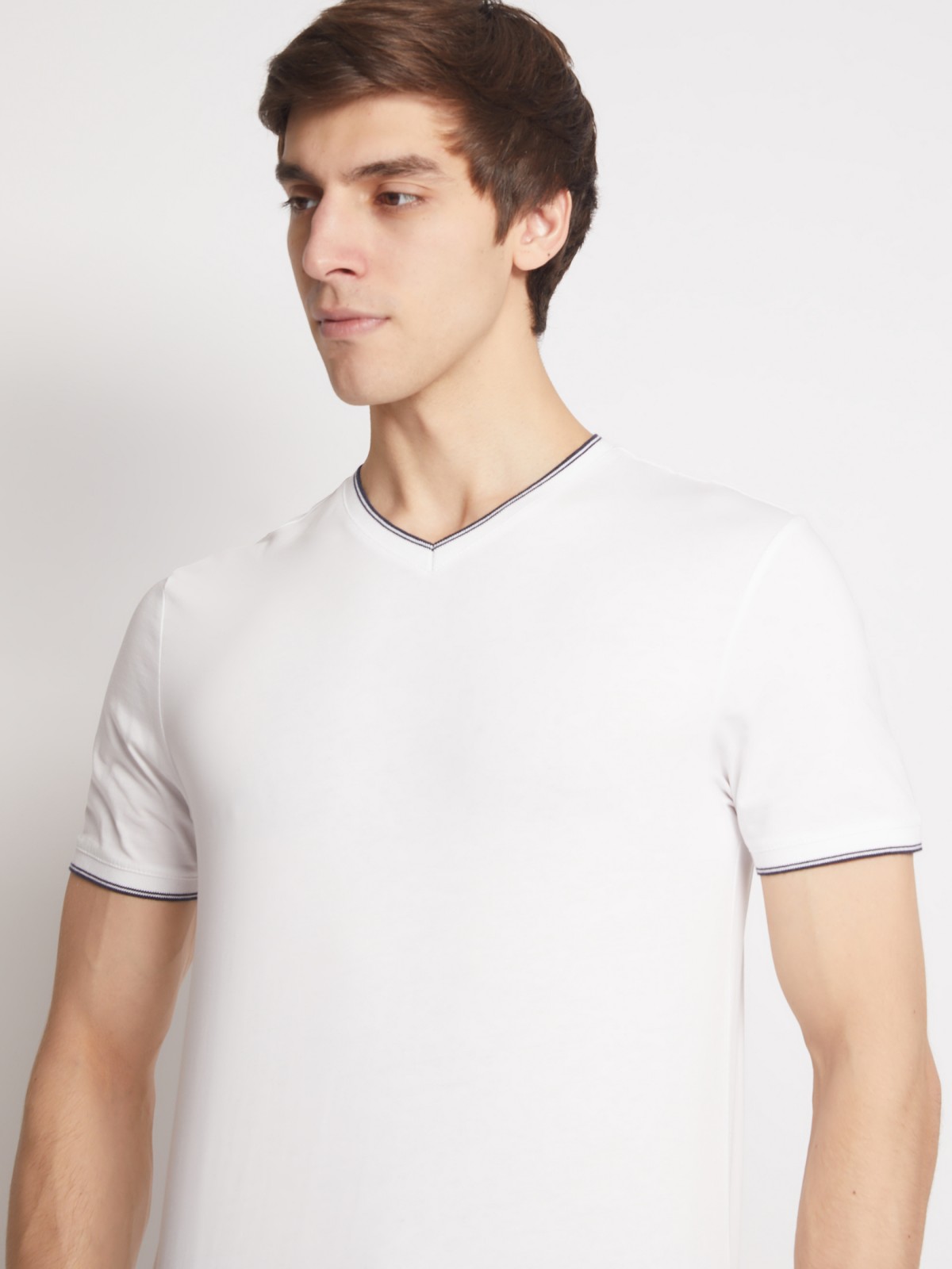 Футболка из хлопка с коротким рукавом