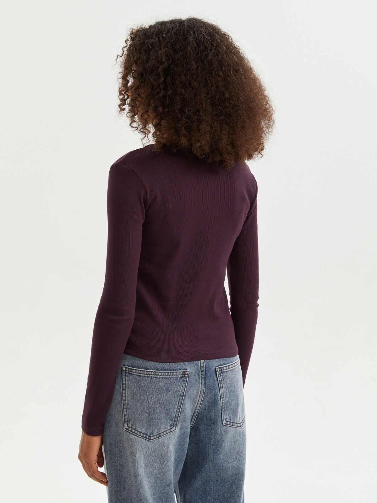 Трикотажный джемпер на пуговицах