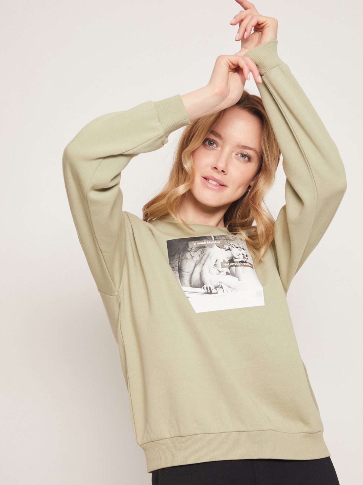 Свитшот с принтом