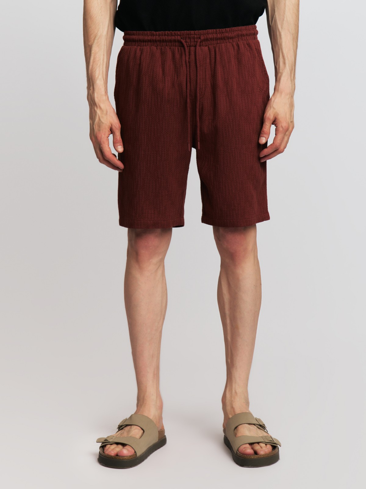 Хлопковые шорты на резинке