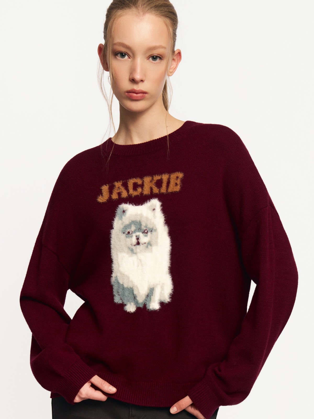 Вязаный джемпер с рисунком