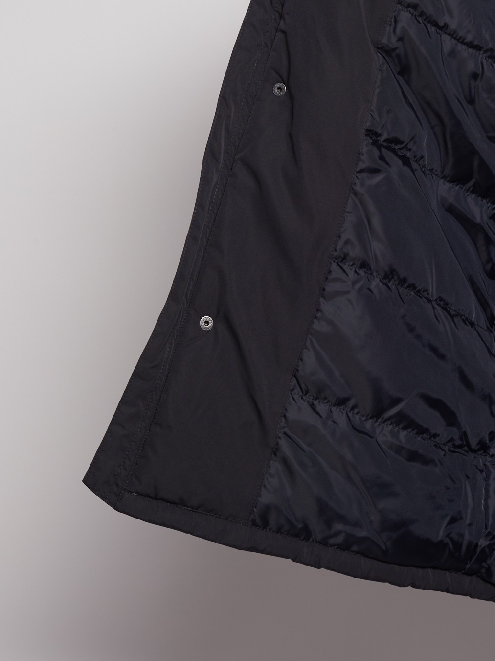 Утеплённое пальто-тренч zolla 012335202014, цвет темно-синий, размер S - фото 3