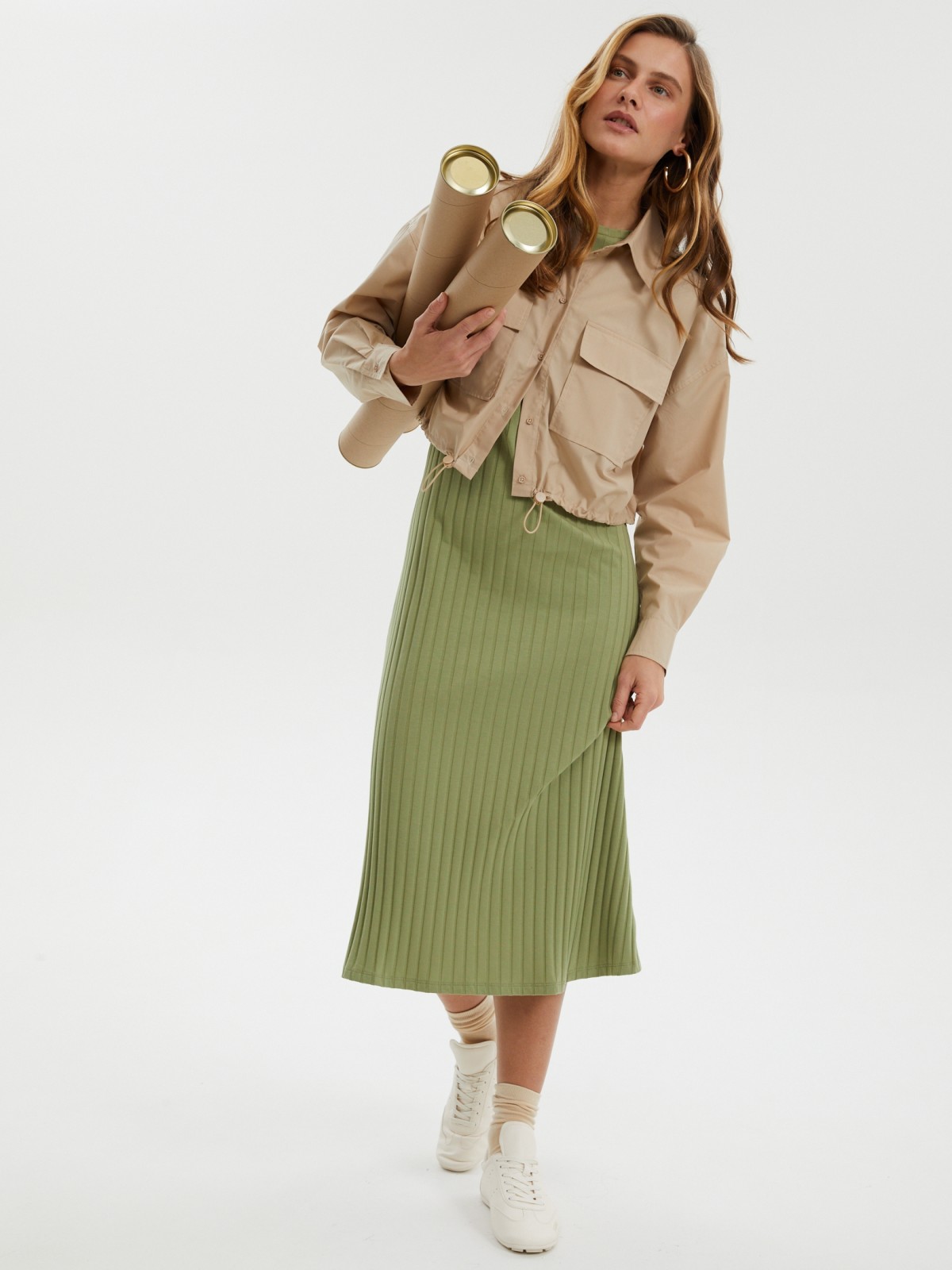 Платье-футболка с коротким рукавом