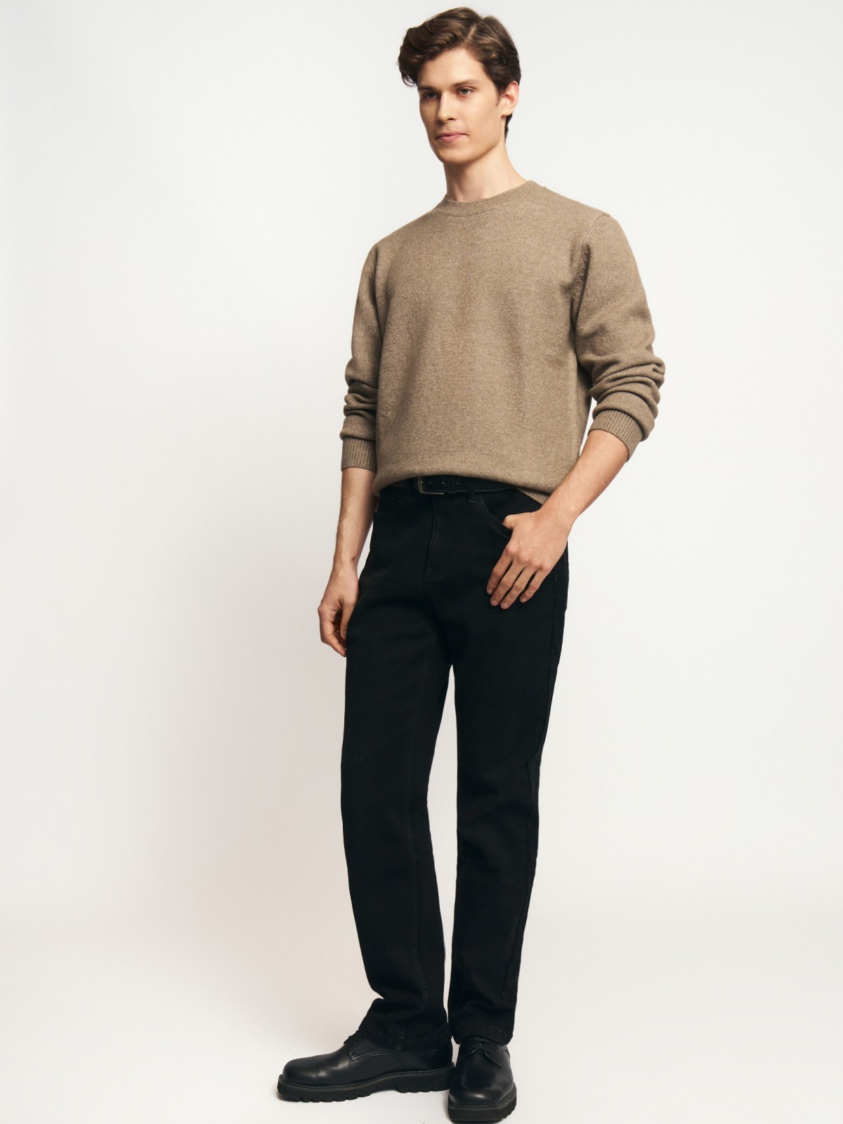 Утеплённые джинсы Regular с флисом