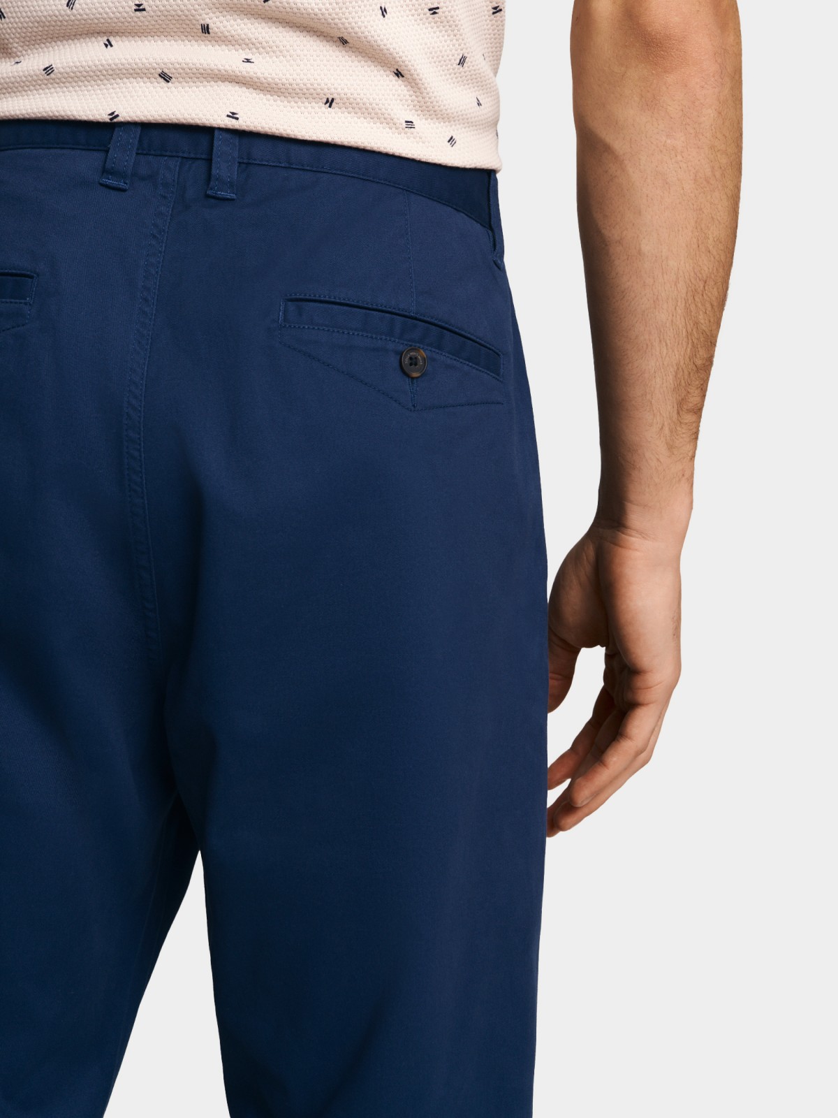 Брюки силуэта Carrot из хлопка